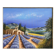 Oil on canvas, Chapel of Provence, lavender fields signed Ehrisman