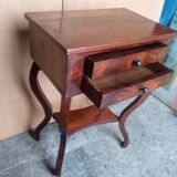 Work table - In mahogany and mahogany veneer - 19th century