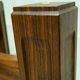 Table basse italienne moderne de bois de rose années 60