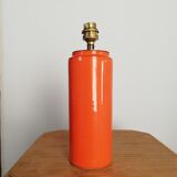 Ceramic lamp stand, orange