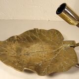 Brass "sheet" wall lamp