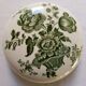 Bonbonnière or vintage jewellery box in Crown Devon earthenware, England.