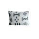 Coussin kilim géométrique noir & blanc