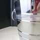 Ice bucket and vintage stainless steel drainer