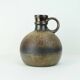 1970s vase steuler-keramik model 308/20 shades of brown and metallic glaze
