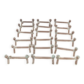 Set of 18 blown glass knife rests - Vintage