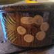 Glazed stoneware salad bowl from Soufflenheim 60s