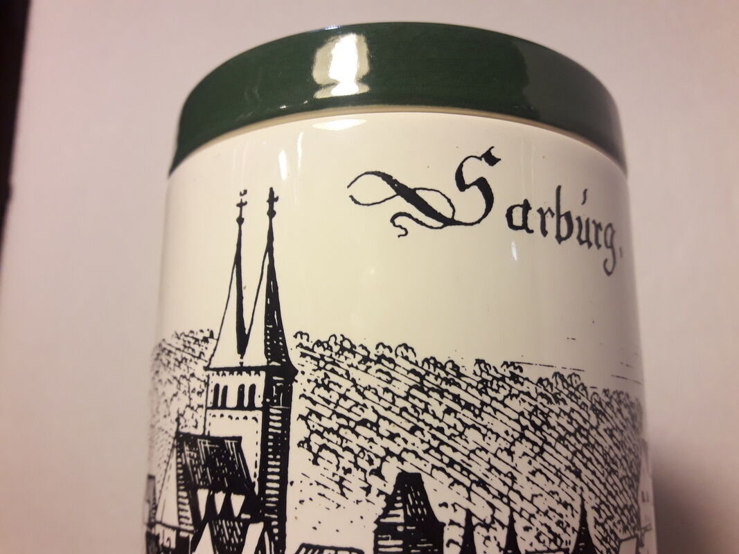 Pot à épices céramique Villeroy et Boch Mettlach Sarburg, Allemagne