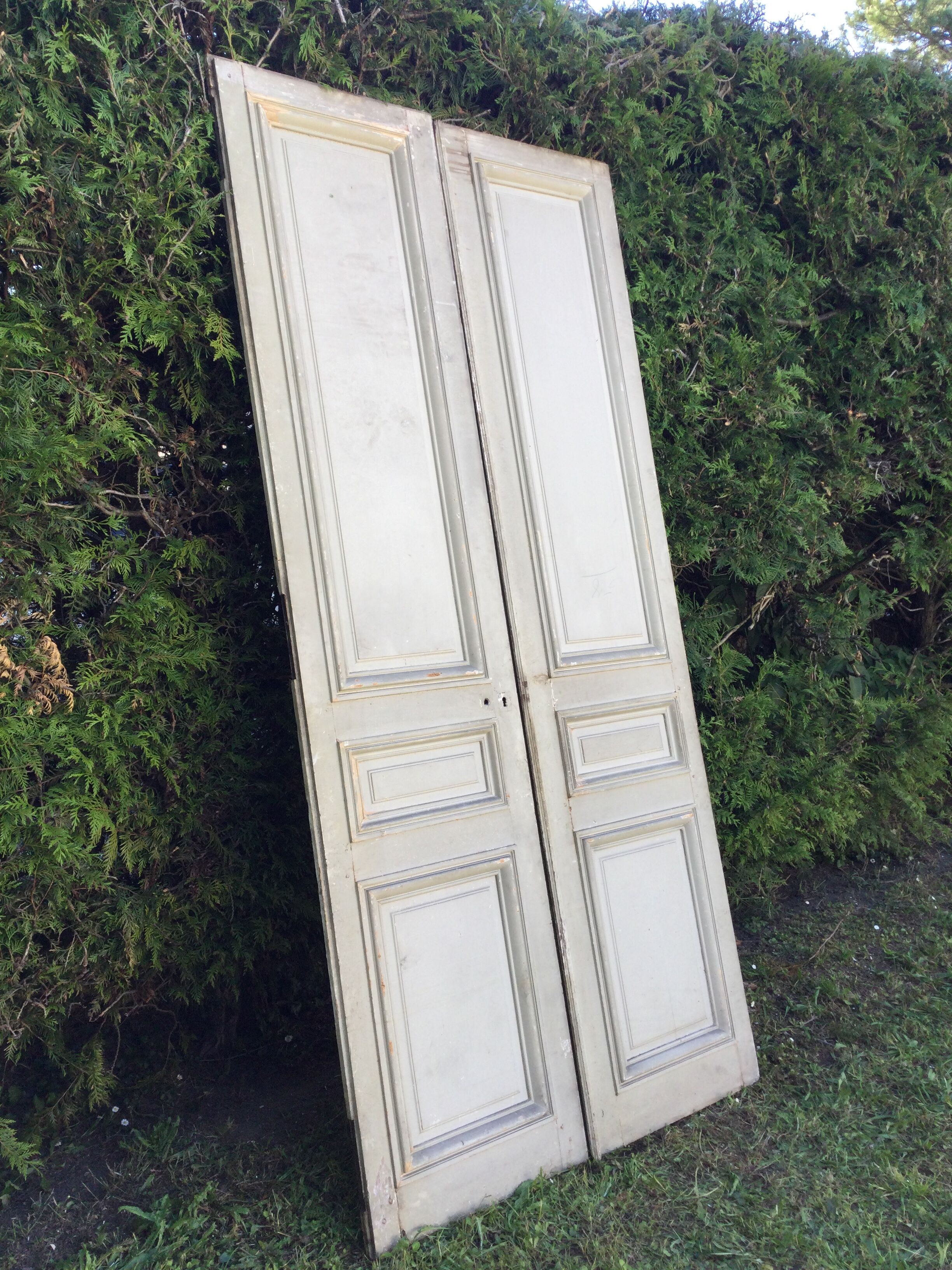 Paire de portes bois 270 cm