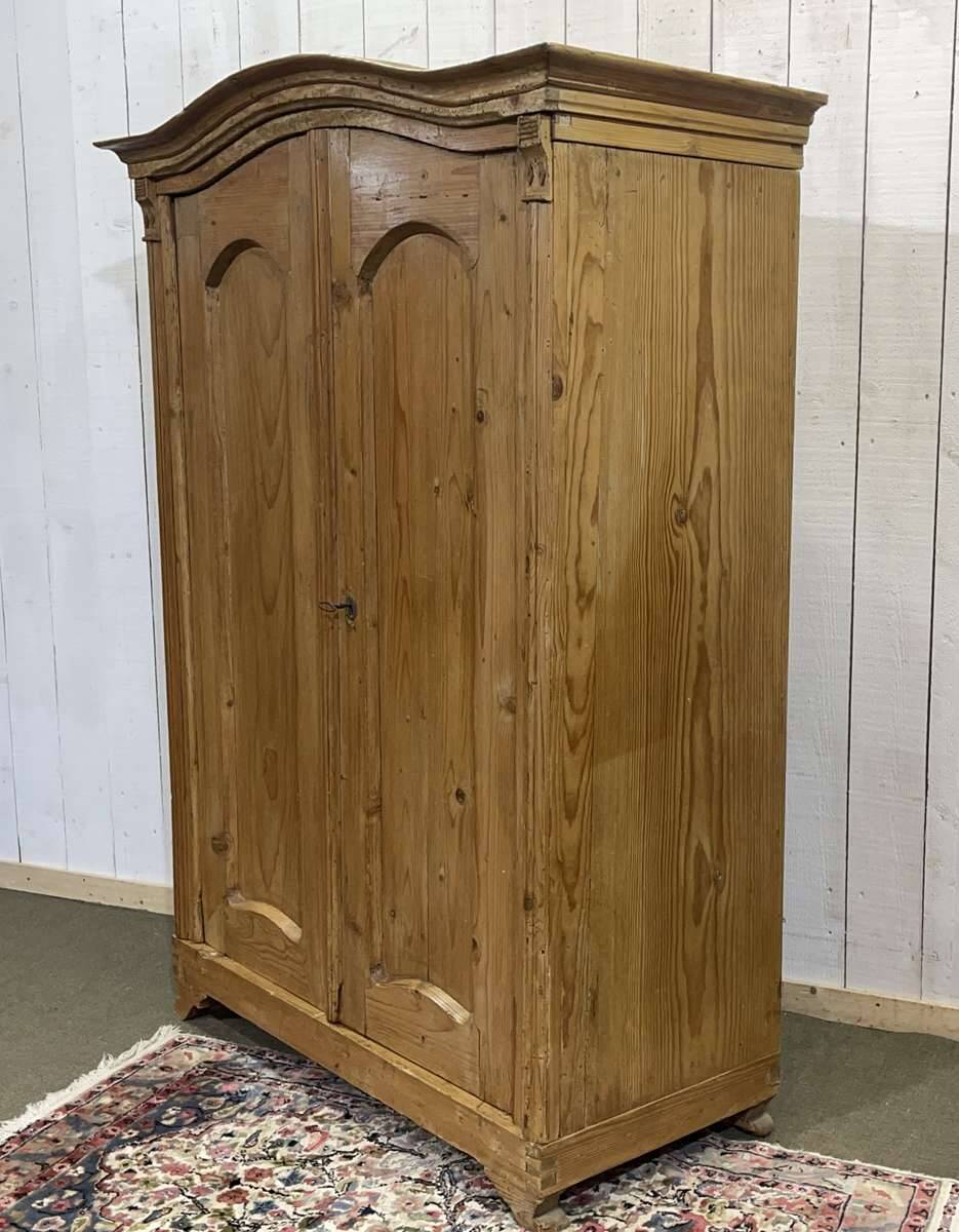 Alsatian fir wardrobe from the late 19th century - Dismantlable