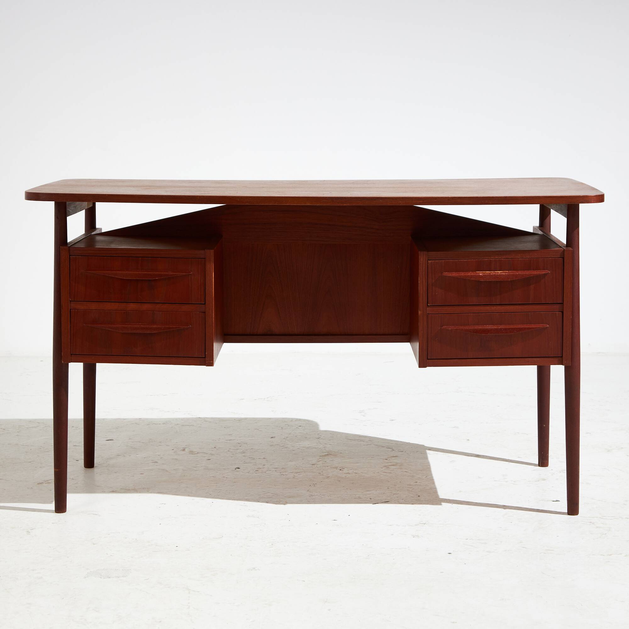 Teak Desk 1960s by Gunnar Nielsen Tibergaard, 1960s (MK9919)