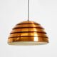 Original 1960s copper slat pendant lamp by Hans-Agne Jakobsson for Markaryd