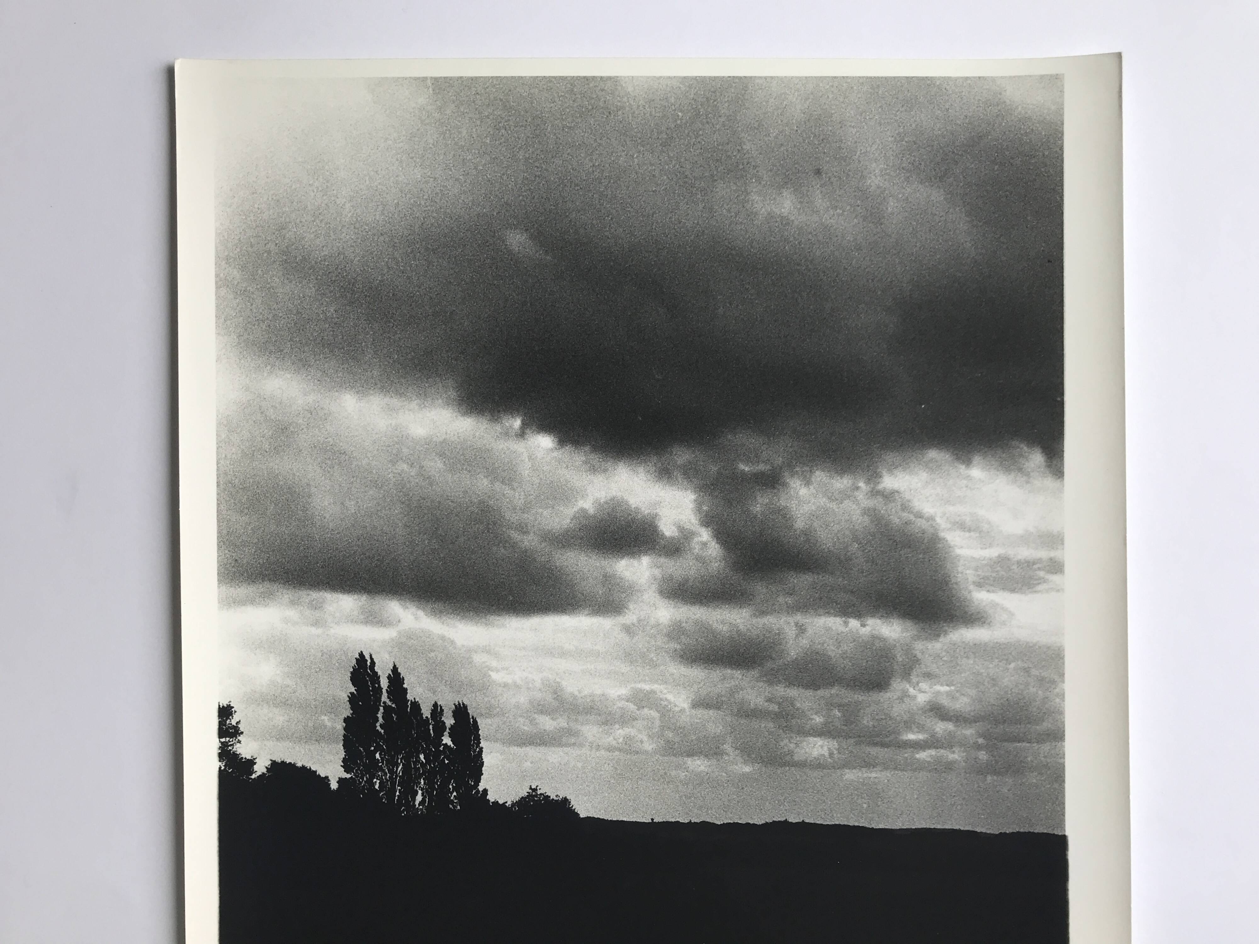 Rosine NUSIMOVICI, Untitled (Cloud V), c 1980. Black and white silver print