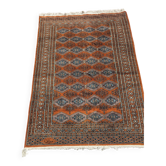 Tapis d'Orient Boukhara fait main – Style Vintage / Bohème – 130 x 195 cm
