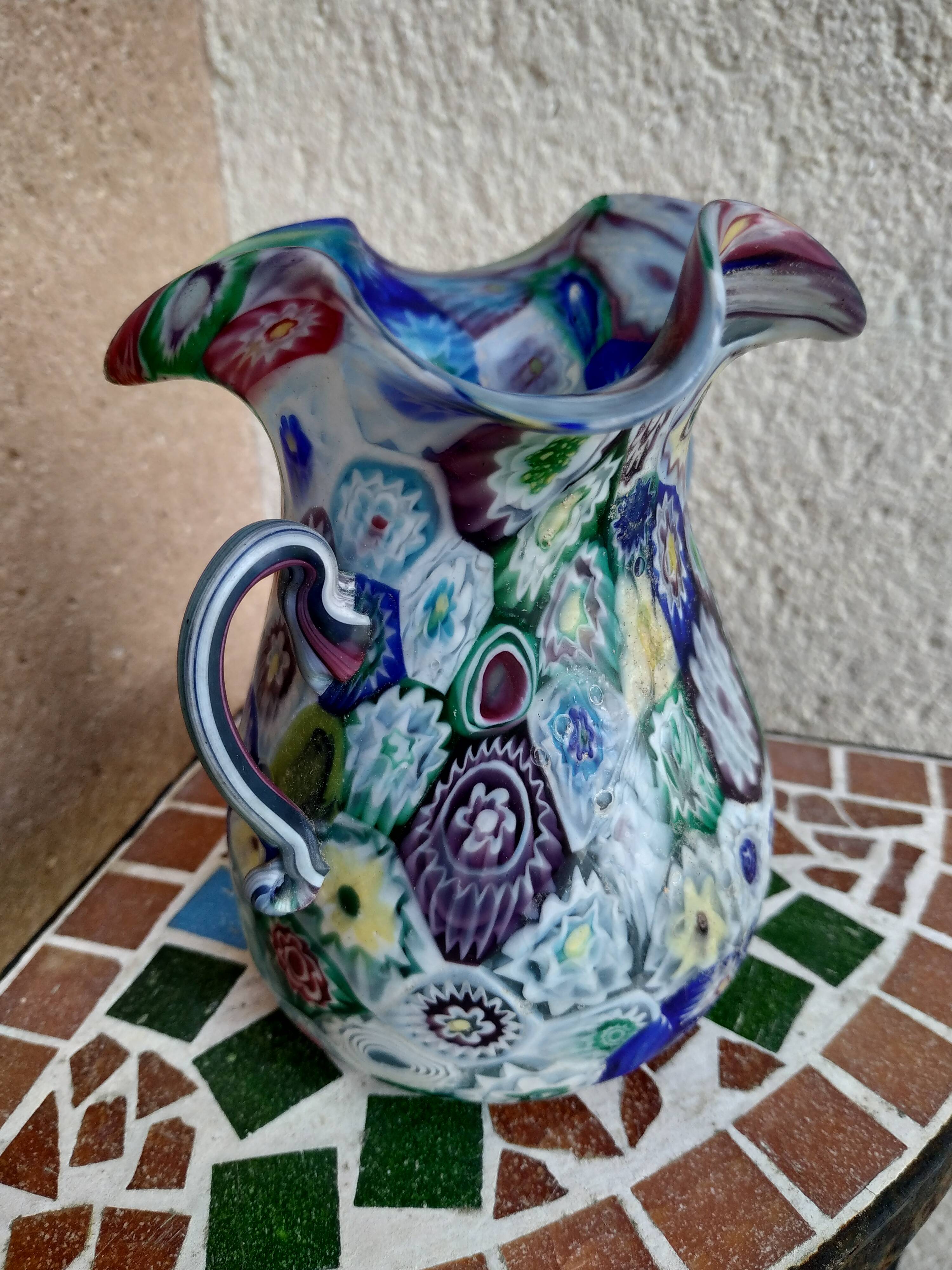 Vase Murano millefiori