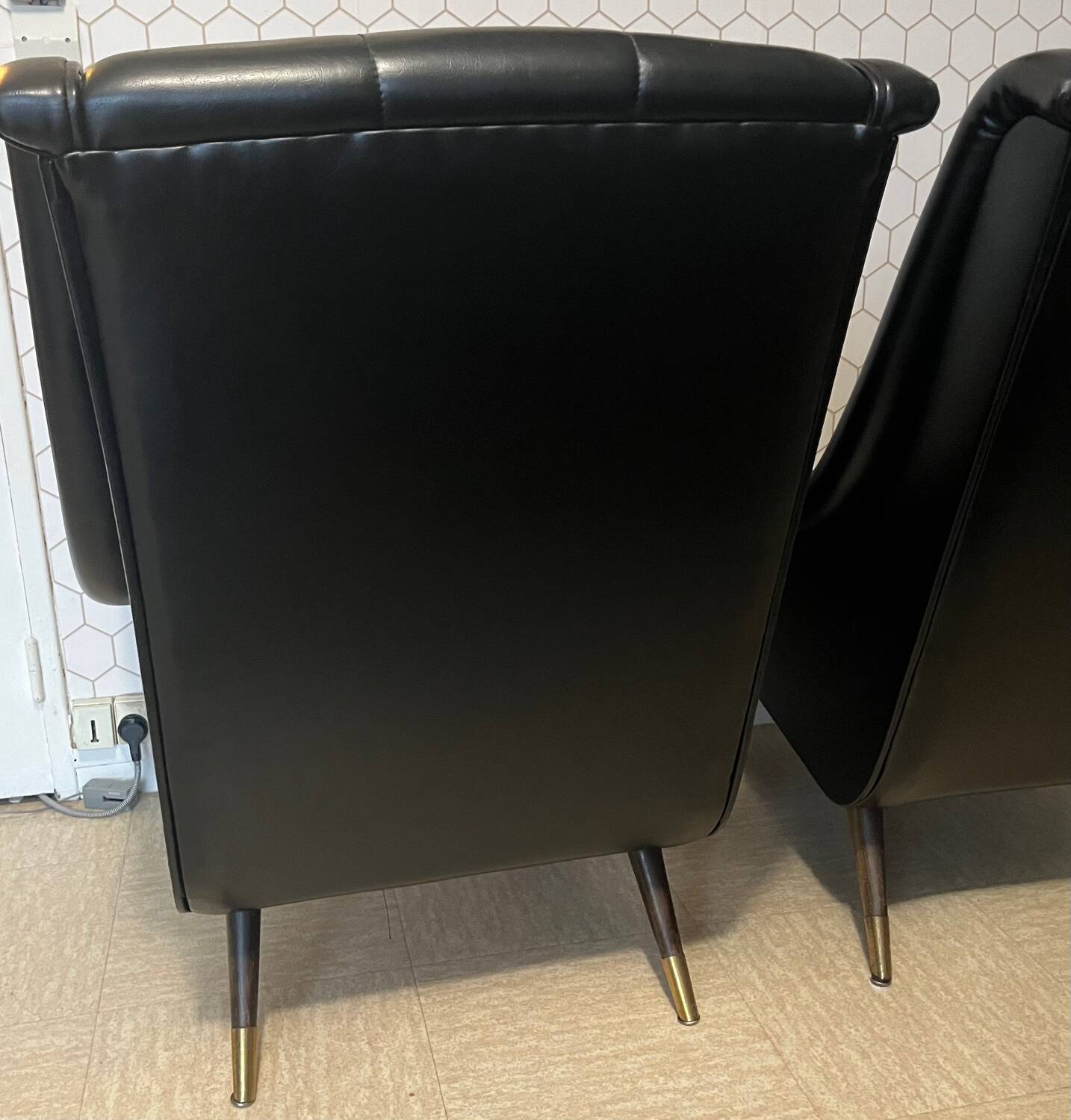 Fauteuil de salon vintage ERTON - années 60