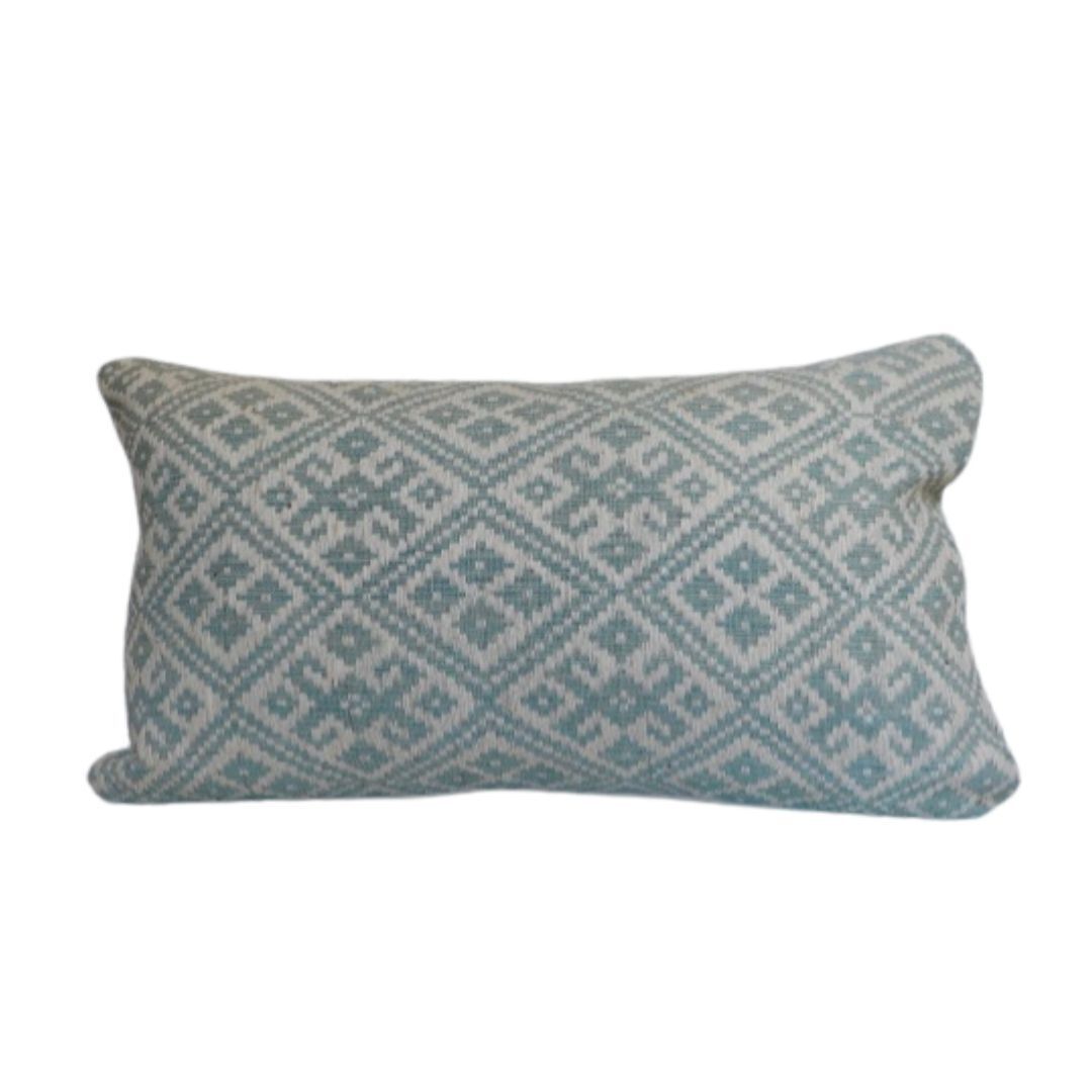 Sky blue cushion