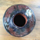 Handcrafted glazed terracotta vase