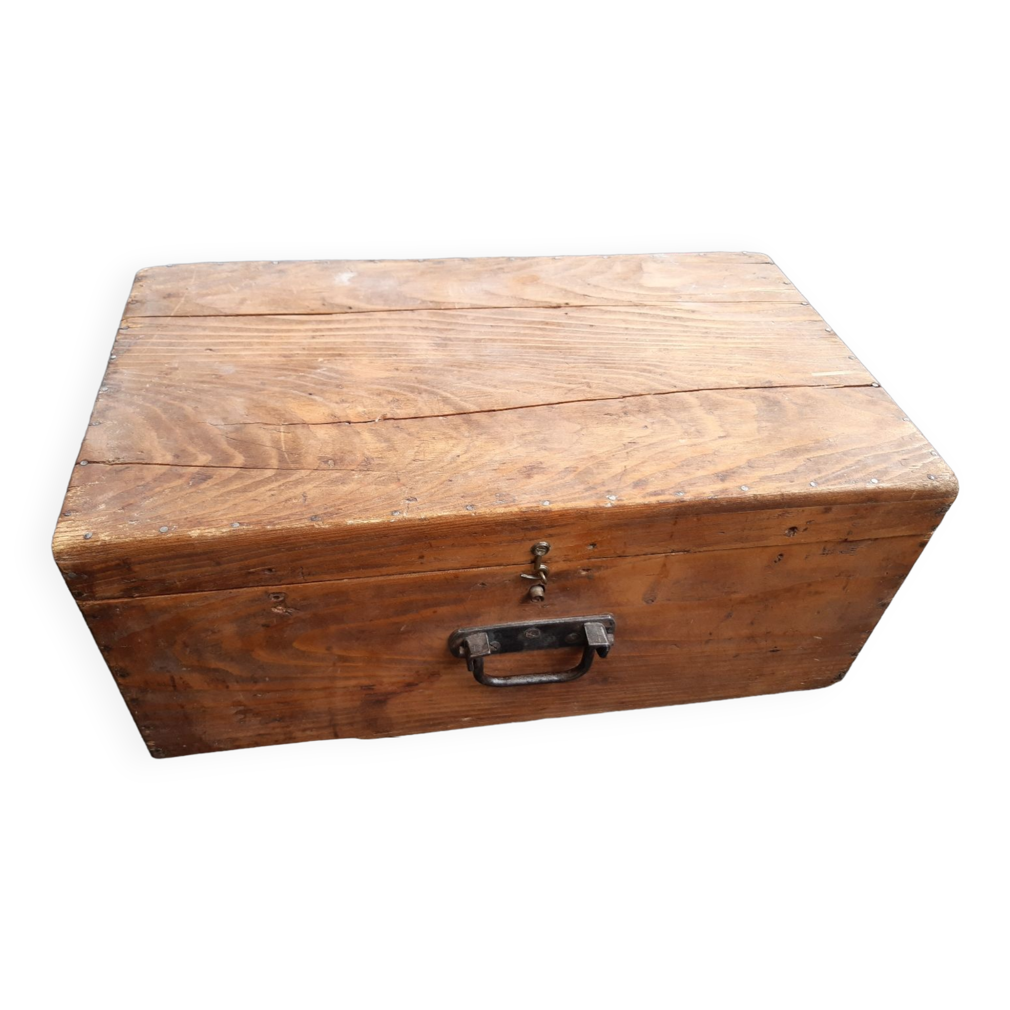 Handmade solid wood chest