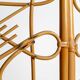 Five-panel rattan folding screen, Scandinavia, 1960s