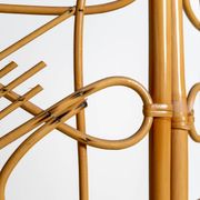 Five-panel rattan folding screen, Scandinavia, 1960s