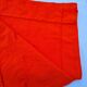 Orange linen sheet