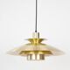 Danish vintage pendant lamp Jeka by Kurt Wiborg, 1980s