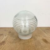 Vintage White Porcelain Wall Light, 1970s