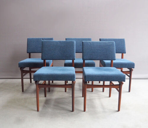 Ensemble de 5 chaises des années 60