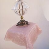 Clichy clouded glass handkerchief suspension