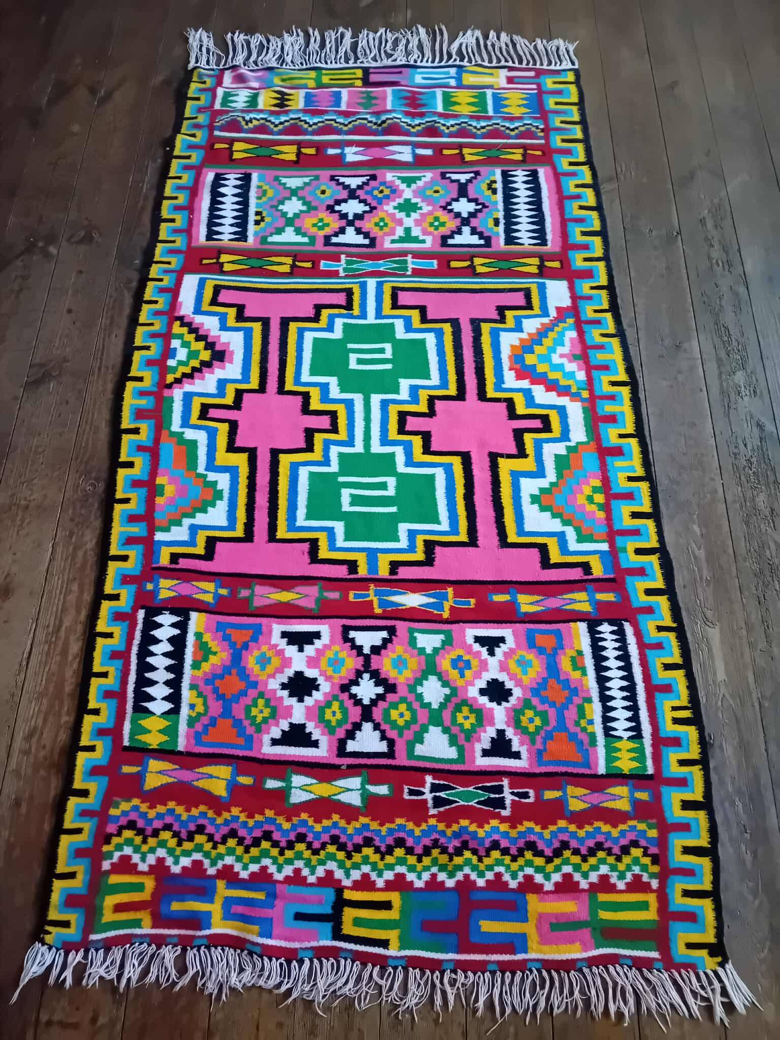 Handmade Algerian Berber Kilim 181x93cm
