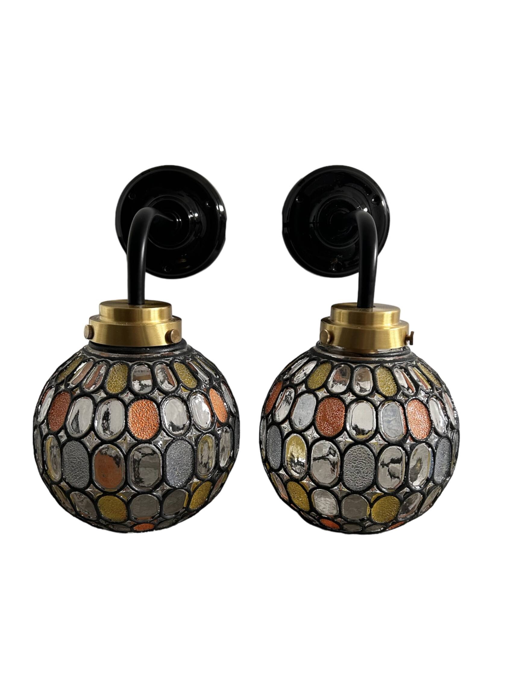 Pair of vintage wall sconces