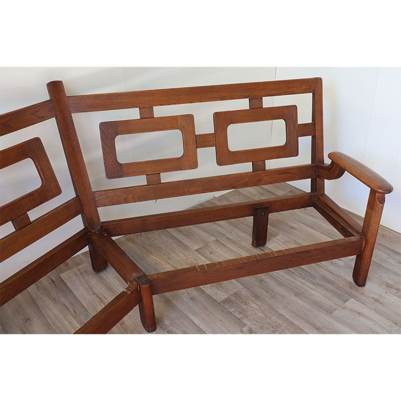 Sofa "Mathilde" by Guillerme and Chambron for Your House circa 1960