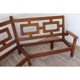 Sofa "Mathilde" by Guillerme and Chambron for Your House circa 1960