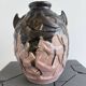 Stoneware ear vase, Gilbert Métenier, art deco