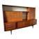 Scandinavian vintage teak library enfilade Denmark design -1960