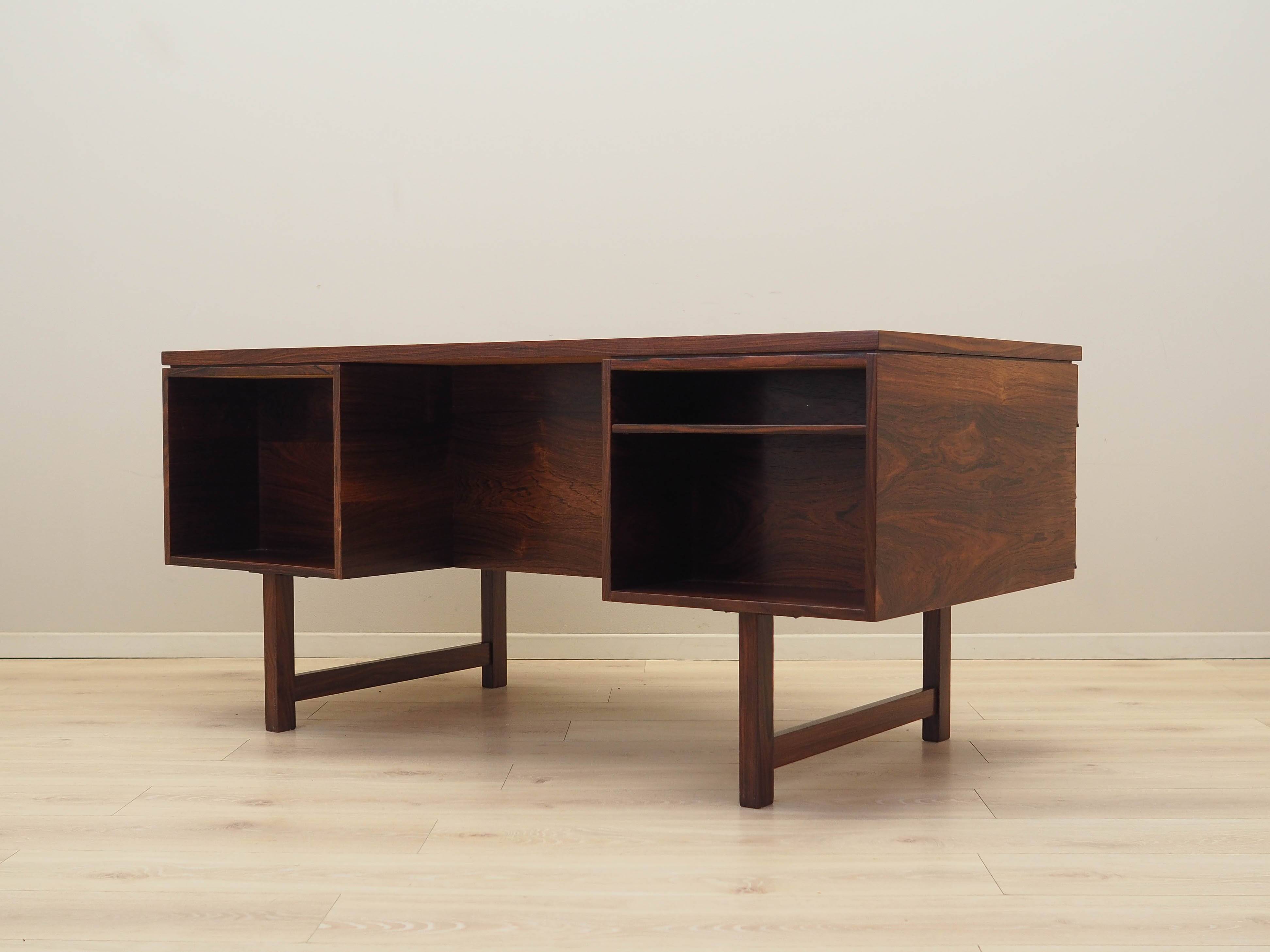 Rosewood desk, Danish design, 1970s, production: Denmark