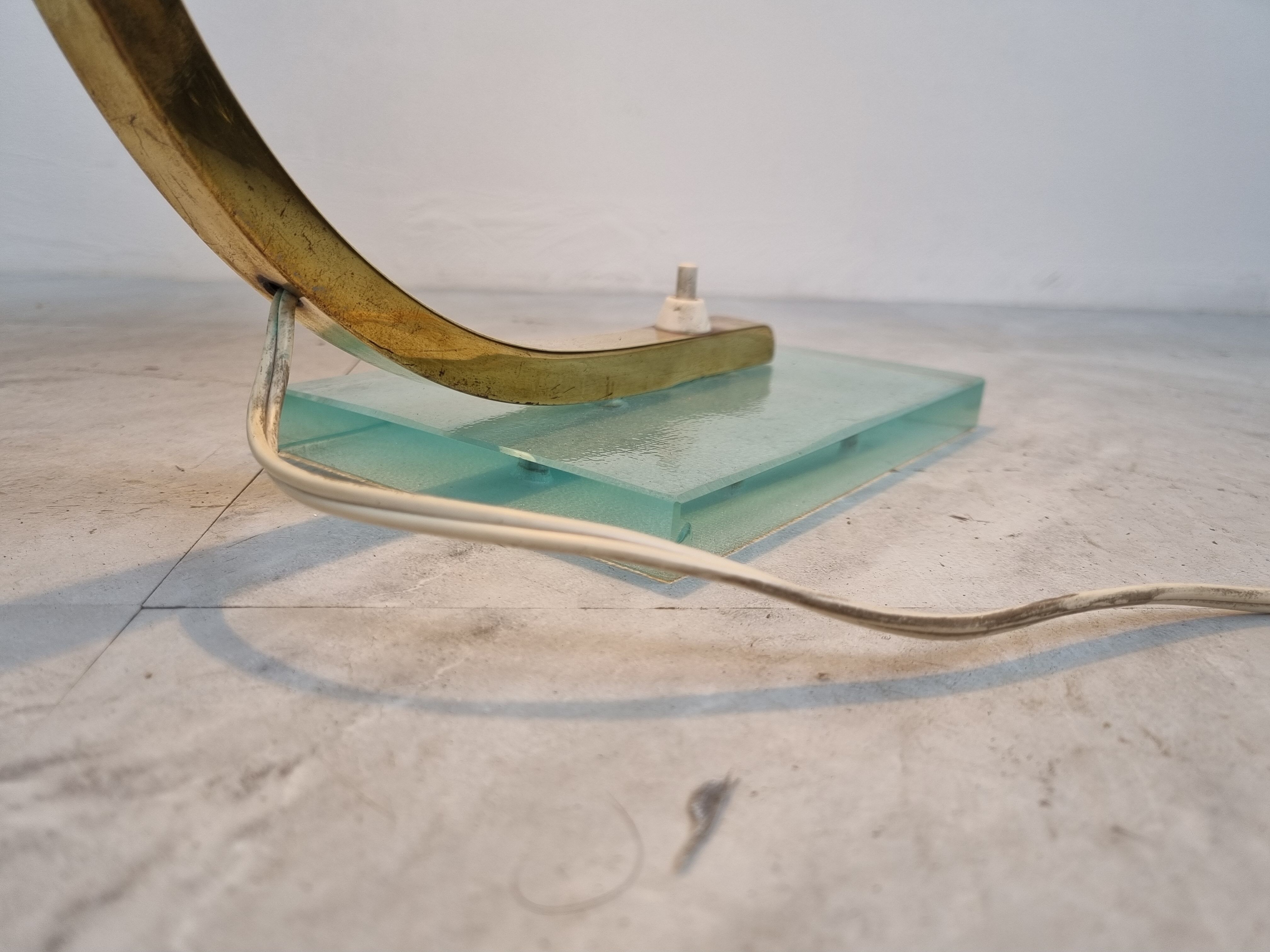 1930s art deco bauhaus brass desk lamp