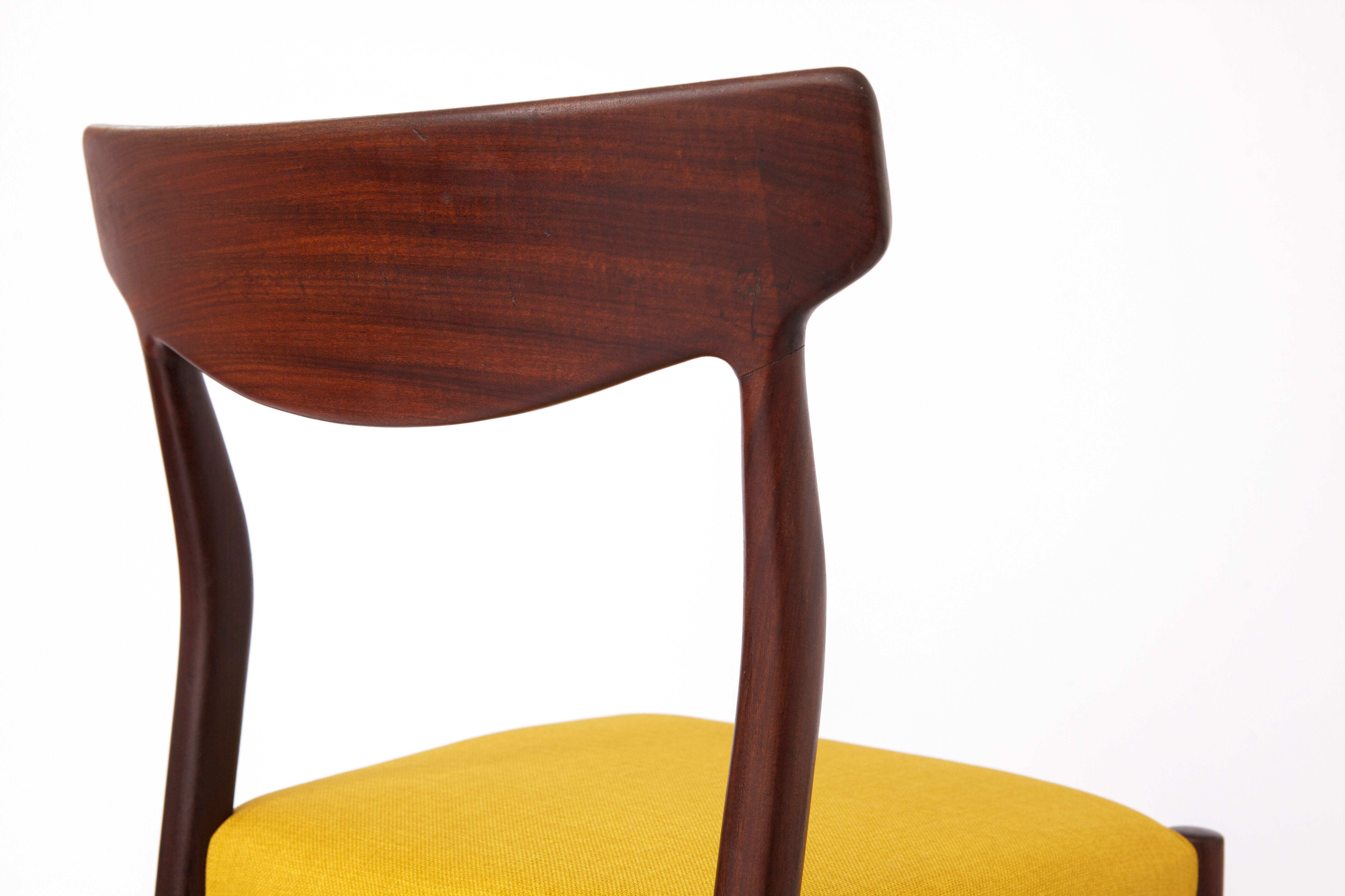 Midcentury Teak Desk Chair Lübke 1960s Vintage