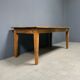 Rustic french farmhouse dining table made of oak and elm
