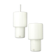 Two Holmegaard pendants, Two-Way model. Mouth-blown opal glass