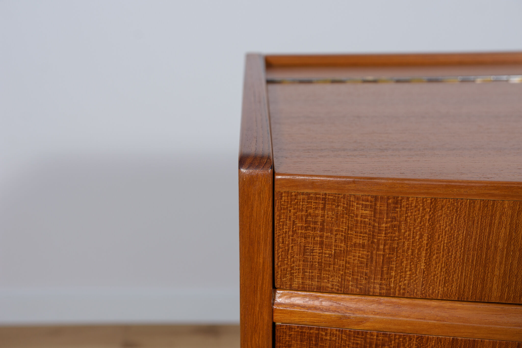 Coiffeuse danoise en teck du milieu du siècle, années 1960