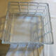 Old cut glass and vintage metal 70s biscuit box