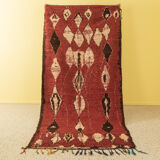 Vintage azilal, berber rug, 143 x 310