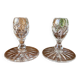 Crystal candlestick duo