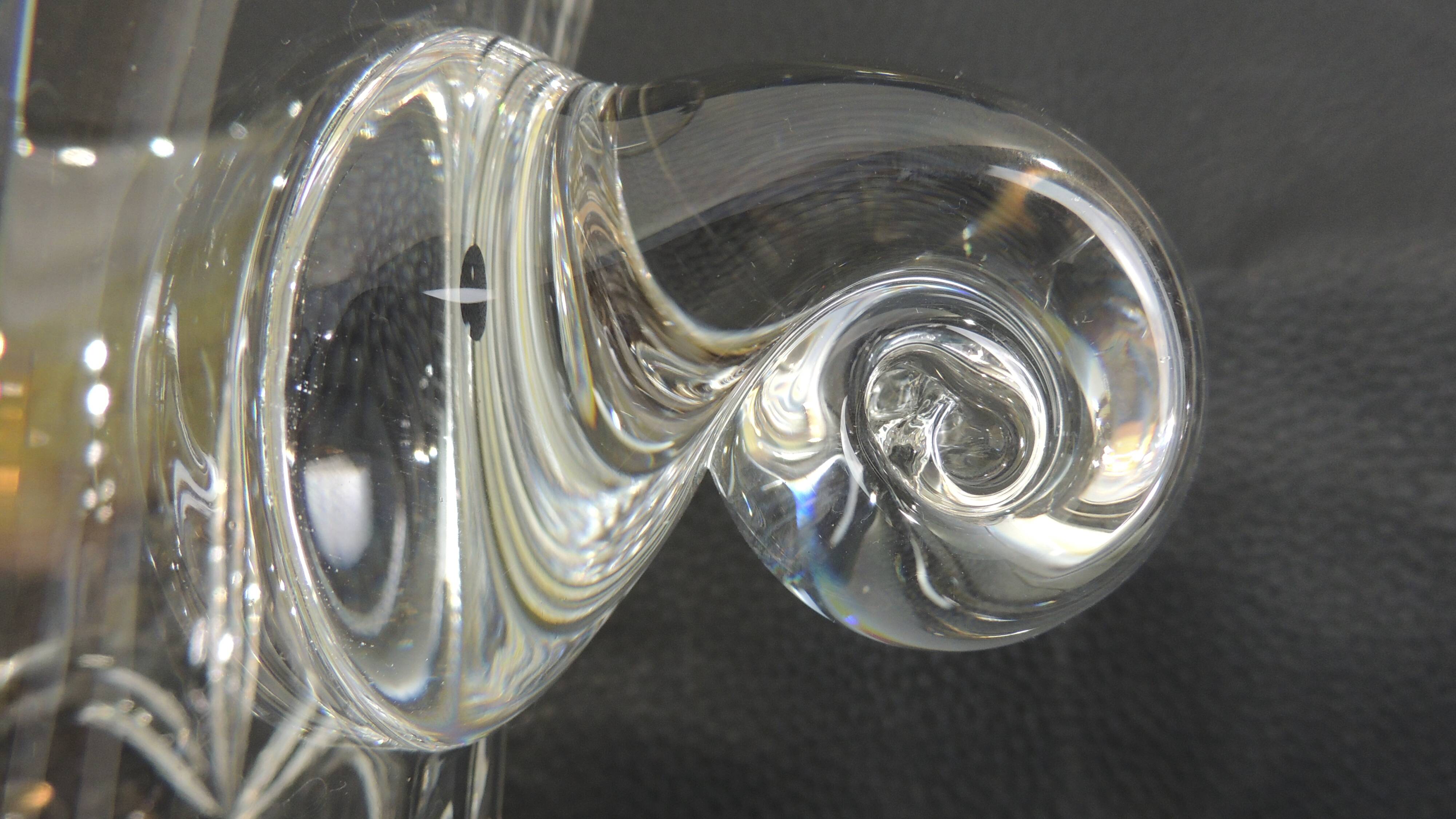 Champagne Bucket Cristallerie de Lorraine – Fleur de Lys Decor – Vintage