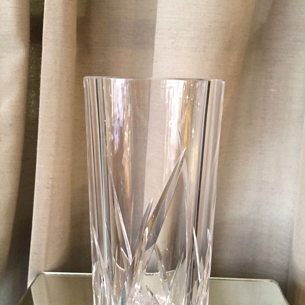 Crystal tube vase wean size