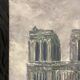 Pierre PERESS (1919-1990) Notre-Dame de Paris, Huile sur toile 1980's