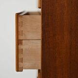 Swedish teak tallboy by Treman