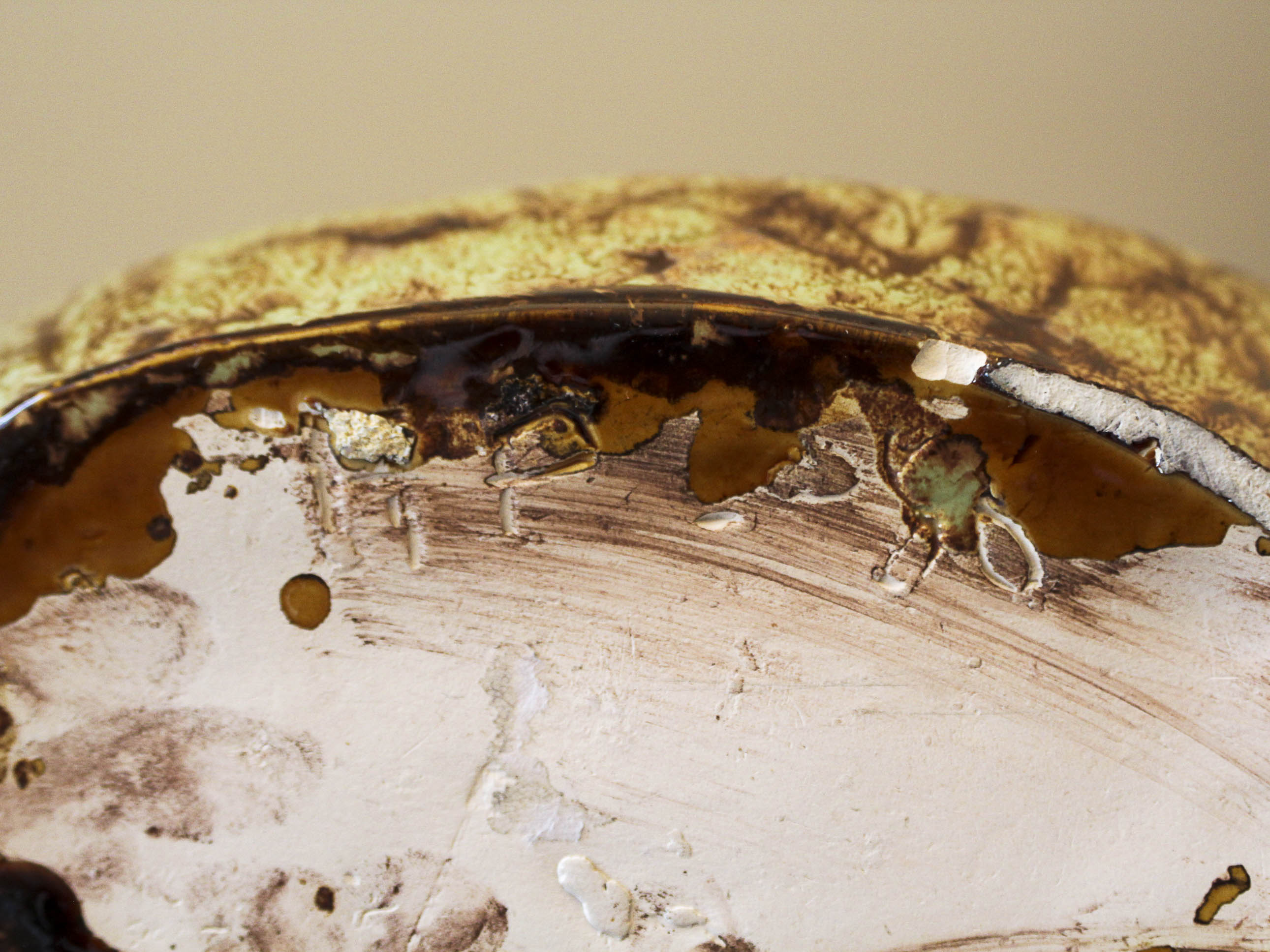 Freeform ceramic lamp 70s